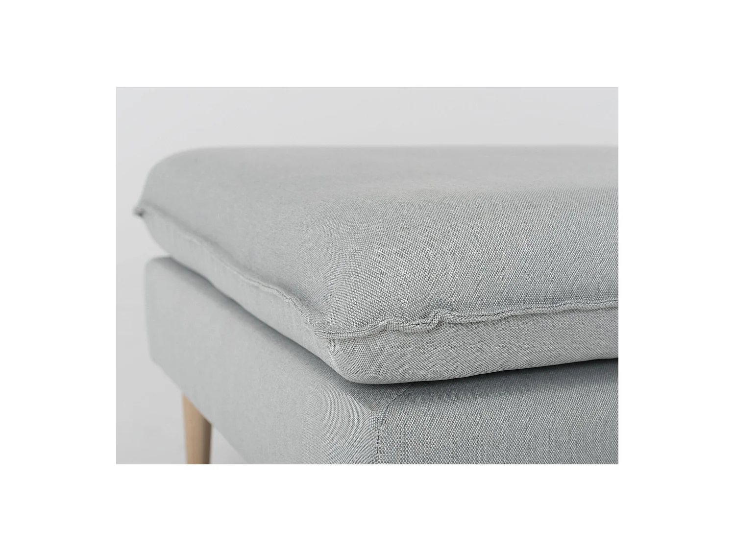 Pouf posh Gris platine