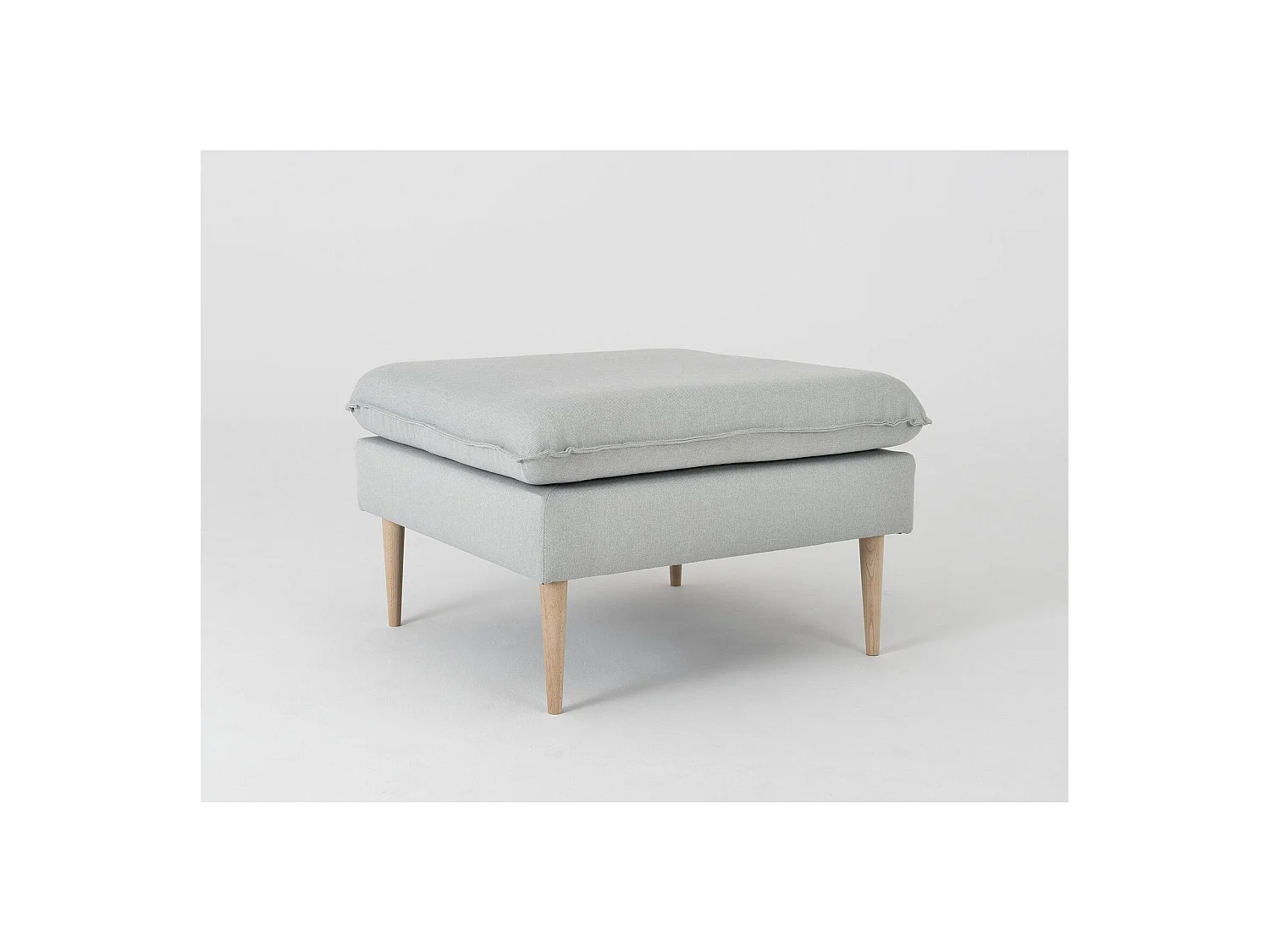 Pouf posh Gris platine