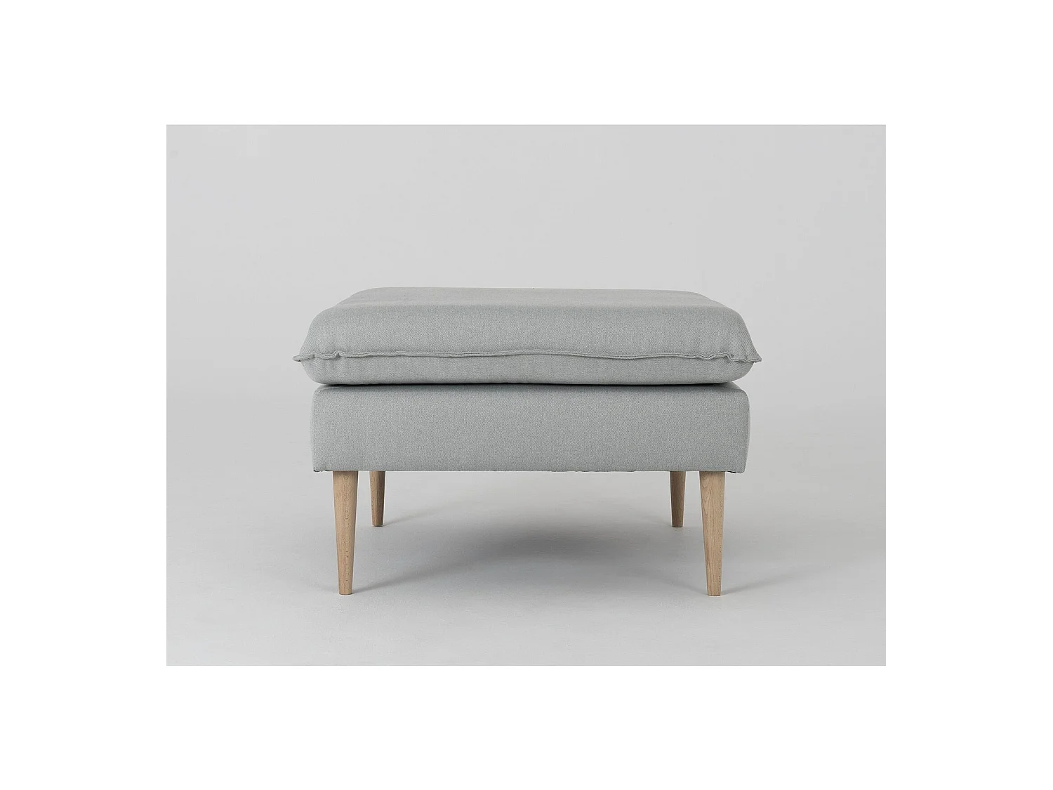 Pouf posh Gris platine