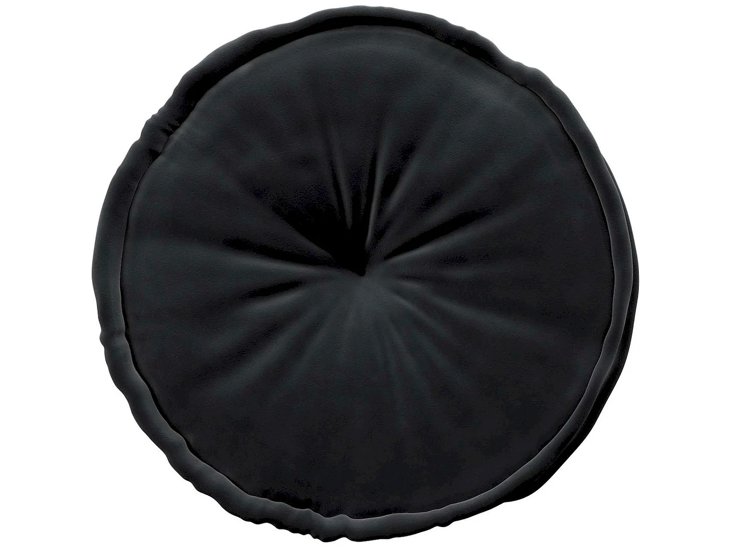 Pouf coussin rond Sweet Drop en velours