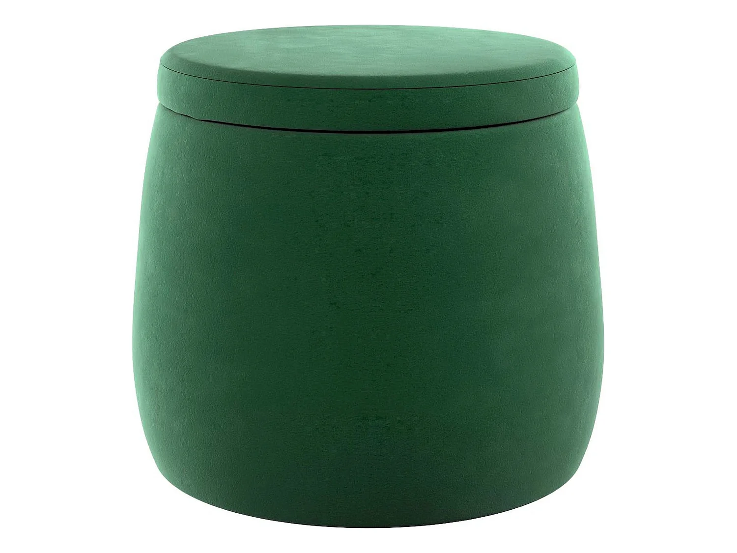 Pouf rangement en velours