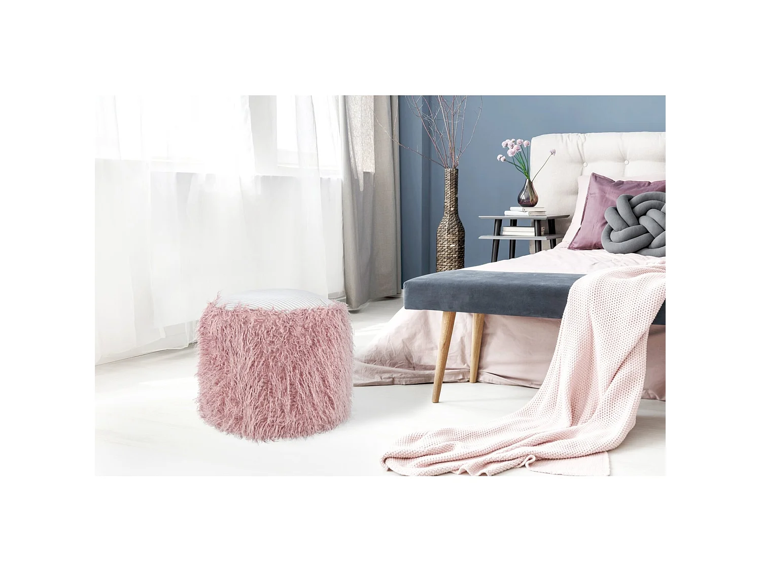 Pouf fourrure fur 125