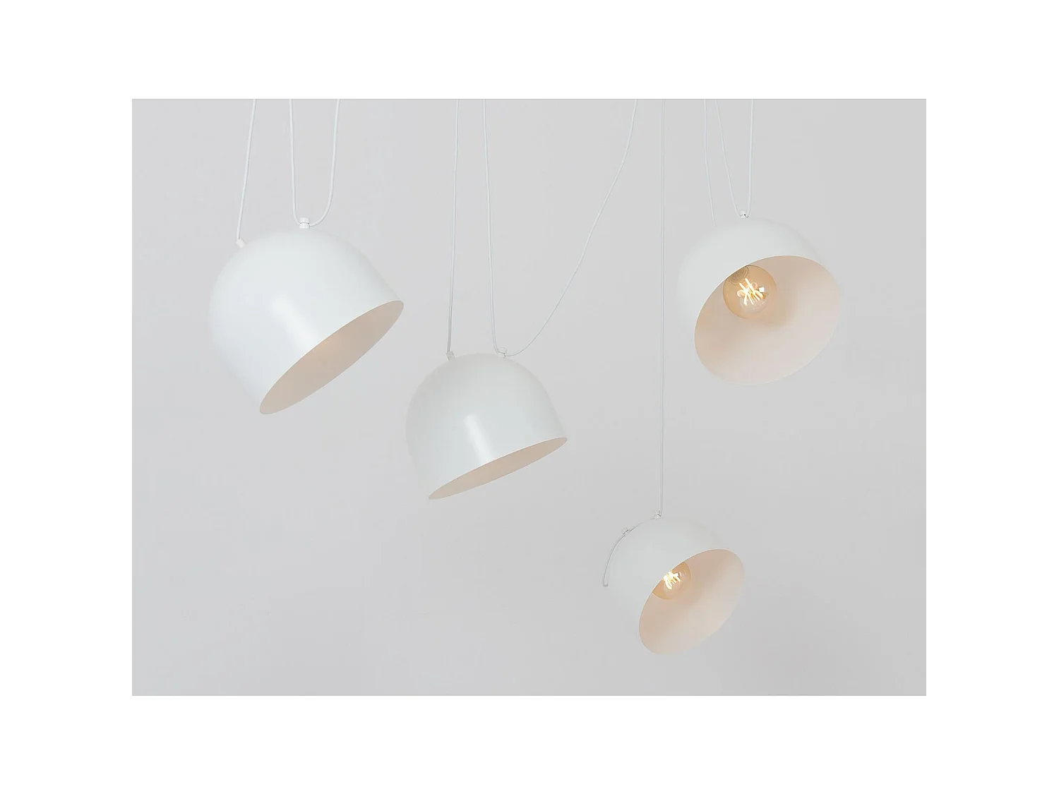 Suspensions Céramique Blanche Élégance Moderne Déco Intérieur