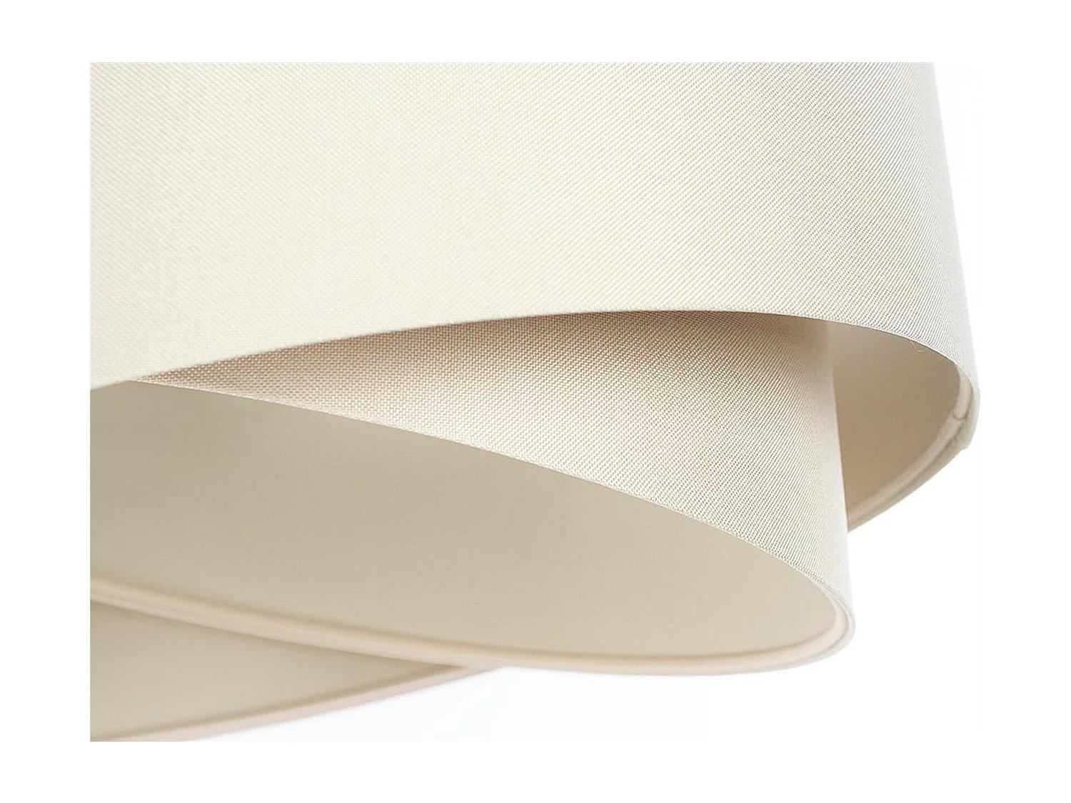 Luminaire suspendu cylindre beige au design épuré