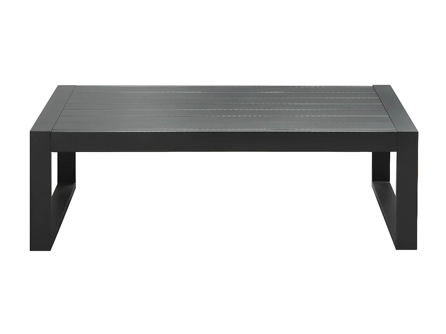 Table basse de jardin en aluminium - Anthracite - MOLOKAI de MYLIA