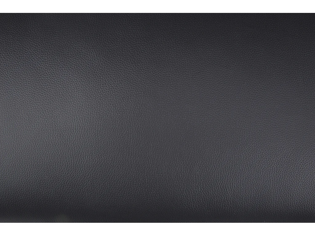 3-sits bäddsoffa express i svart läder med 13 cm madrass BEVIS