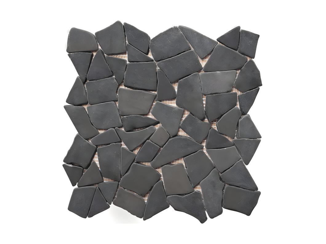 Mosaico para el suelo/pared MOLI de mármol natural - Gris - Pack de 1m²