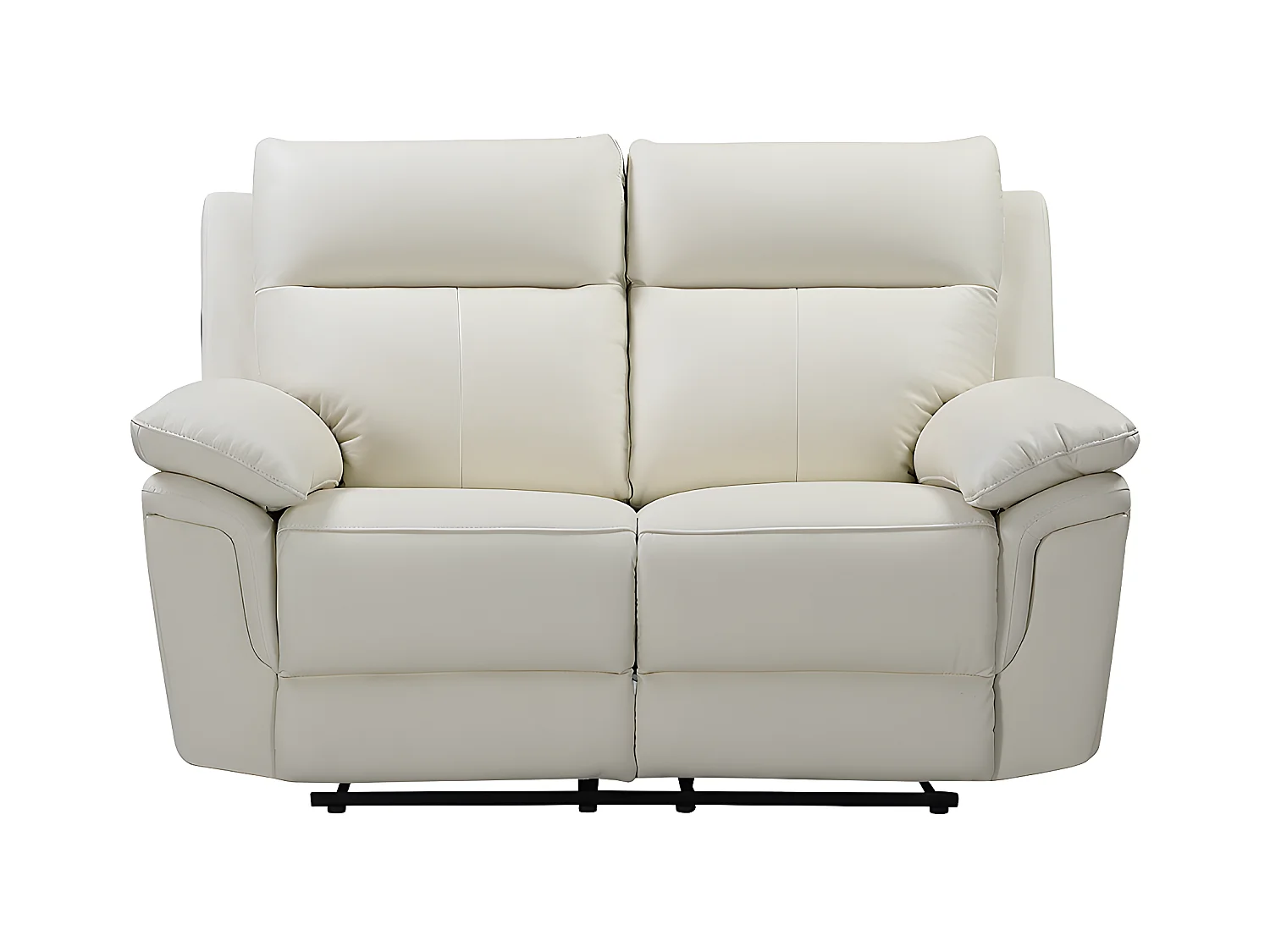 Relaxsofa 2-Sitzer - Büffelleder - Elfenbein - PAKITA