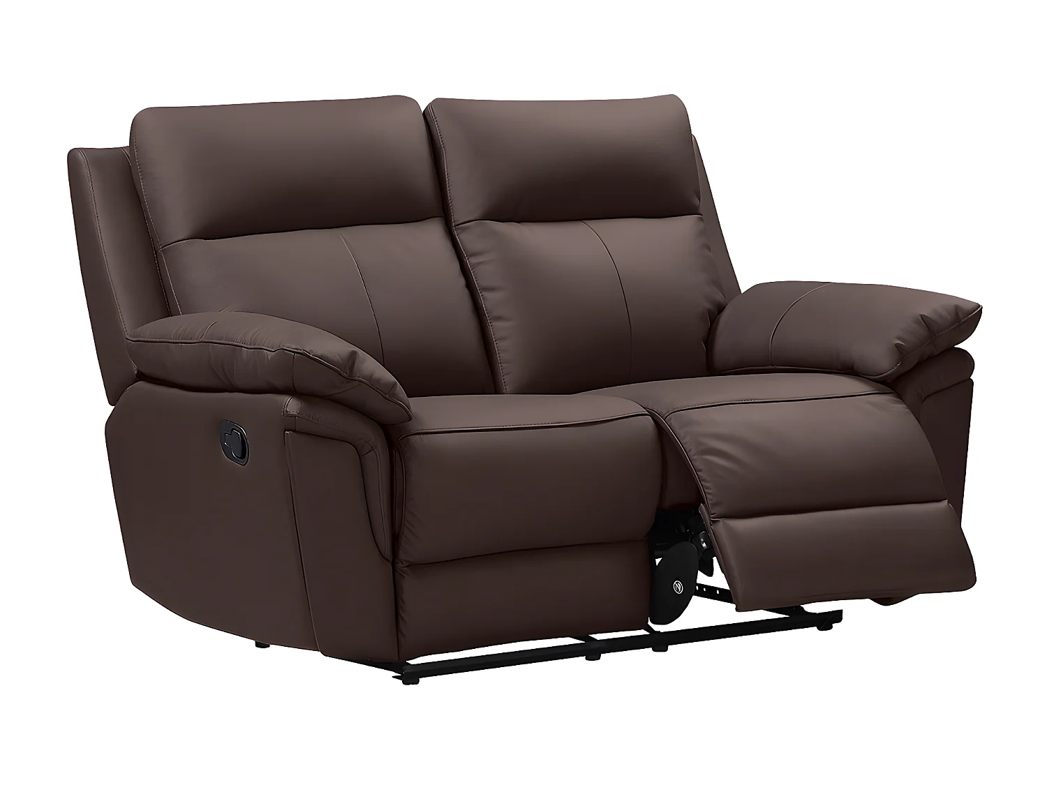 Relaxsofa 2-Sitzer - Büffelleder - Braun - PAKITA