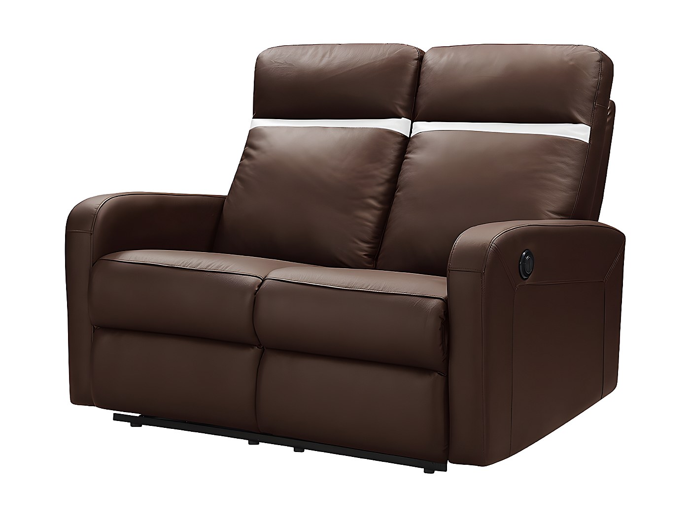 Relaxsofa 2Sitzer ABERDEEN Leder Braun&Elfenbein kaufen