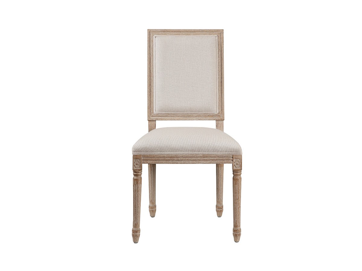 Stuhl 6er-Set Stoff & Holz AMBOISE günstig online kaufen