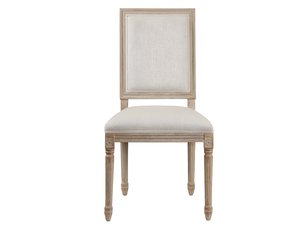 Stuhl 2er-Set Stoff & Holz AMBOISE günstig online kaufen