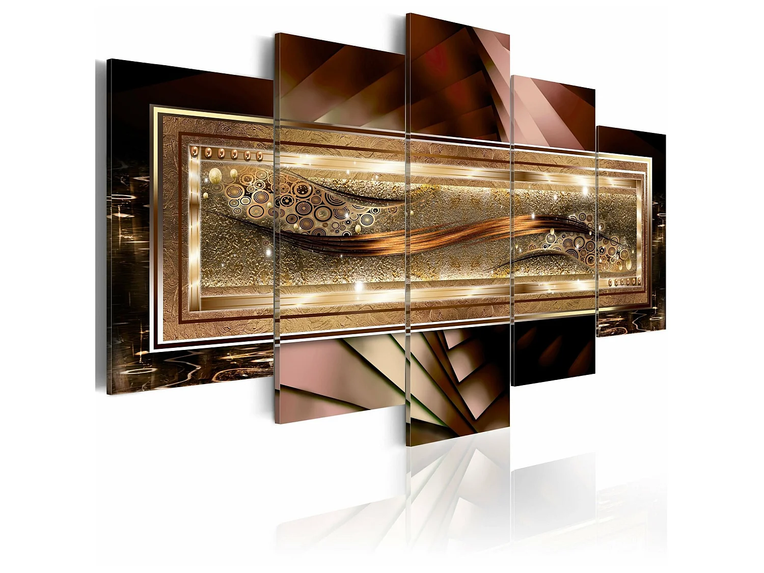 Tableau fil d'or - 200 x 100 cm