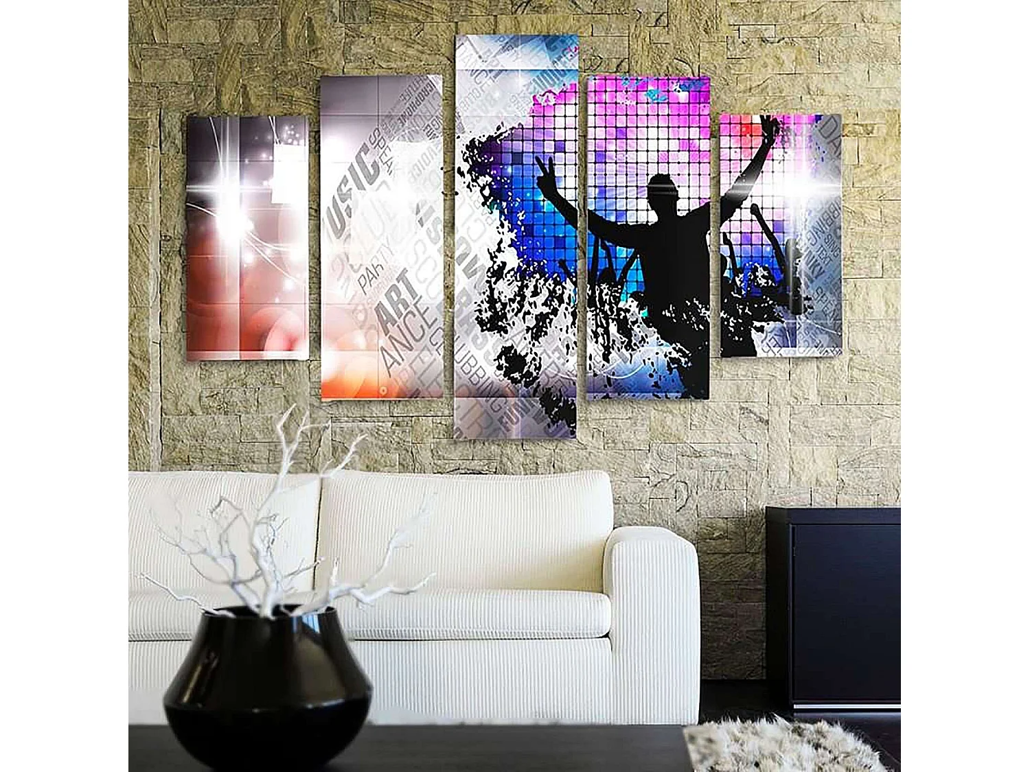 Tableau art de la danse - 300 x 140 cm