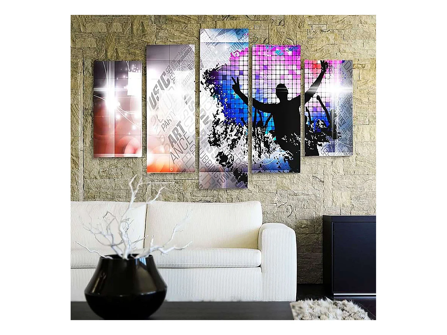 Tableau art de la danse - 300 x 140 cm