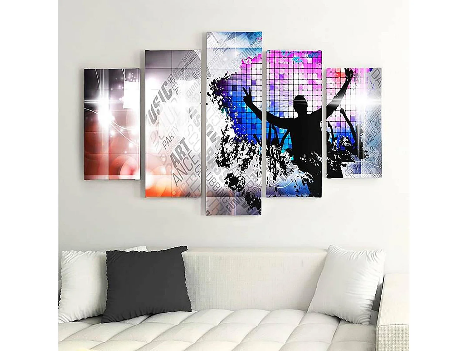 Tableau art de la danse - 300 x 140 cm