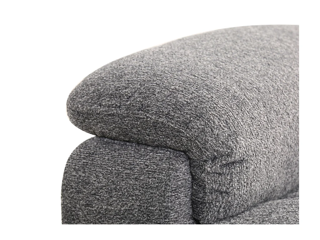 Fauteuil relax électrique en tissu gris NEVERS