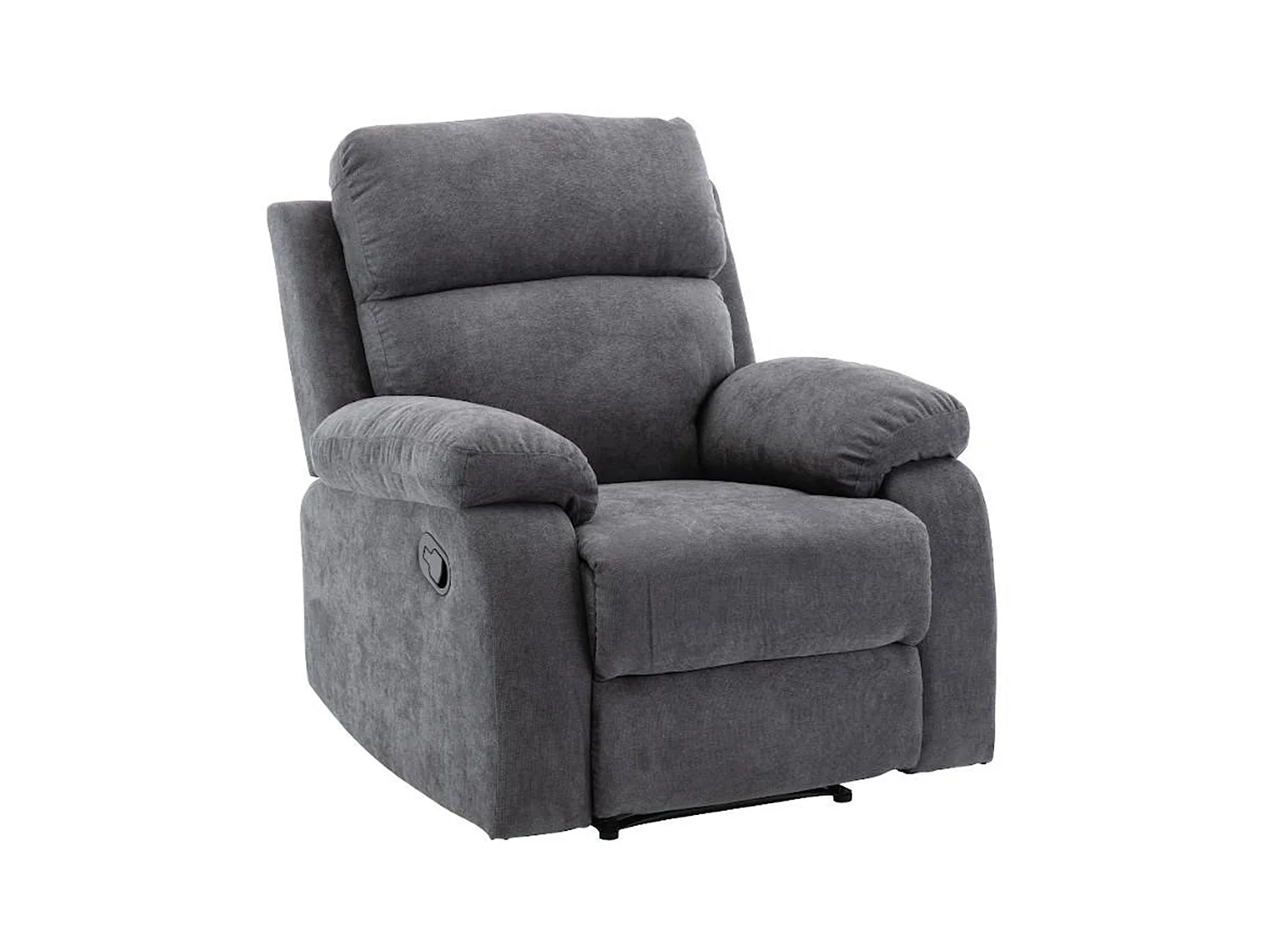 Sillón relax de tela TOLZANO - Antracita