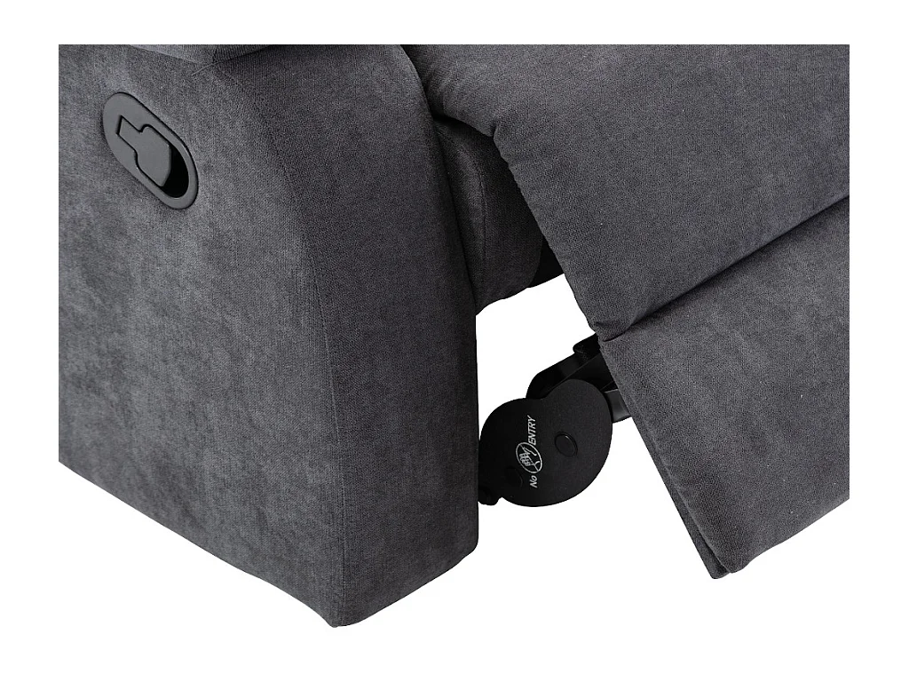 Sillón relax de tela TOLZANO - Antracita