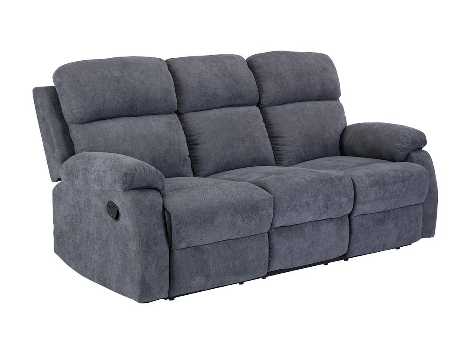Relaxsofa 3-Sitzer - Stoff - Anthrazit - TOLZANO