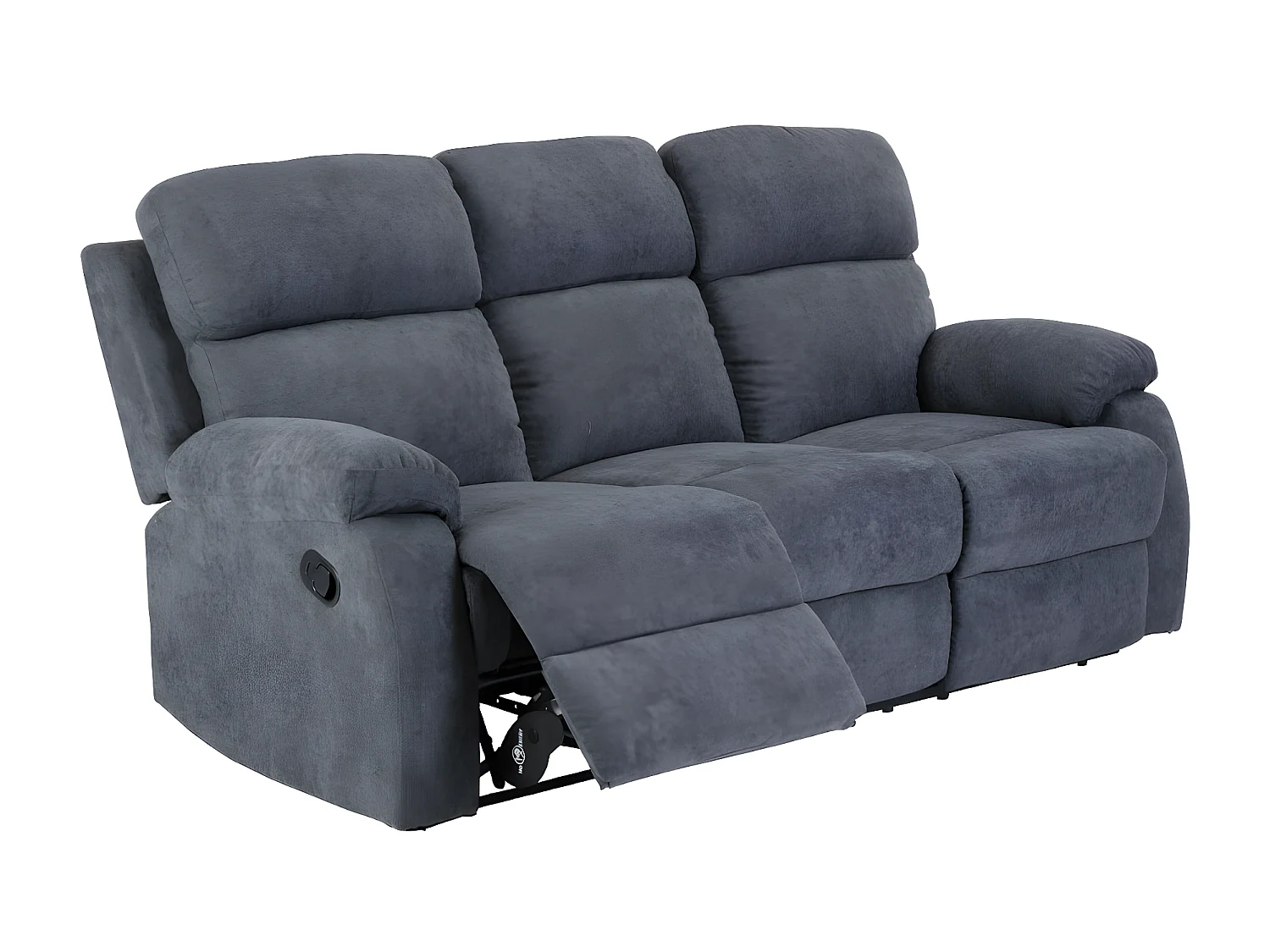 Relaxsofa 3-Sitzer - Stoff - Anthrazit - TOLZANO