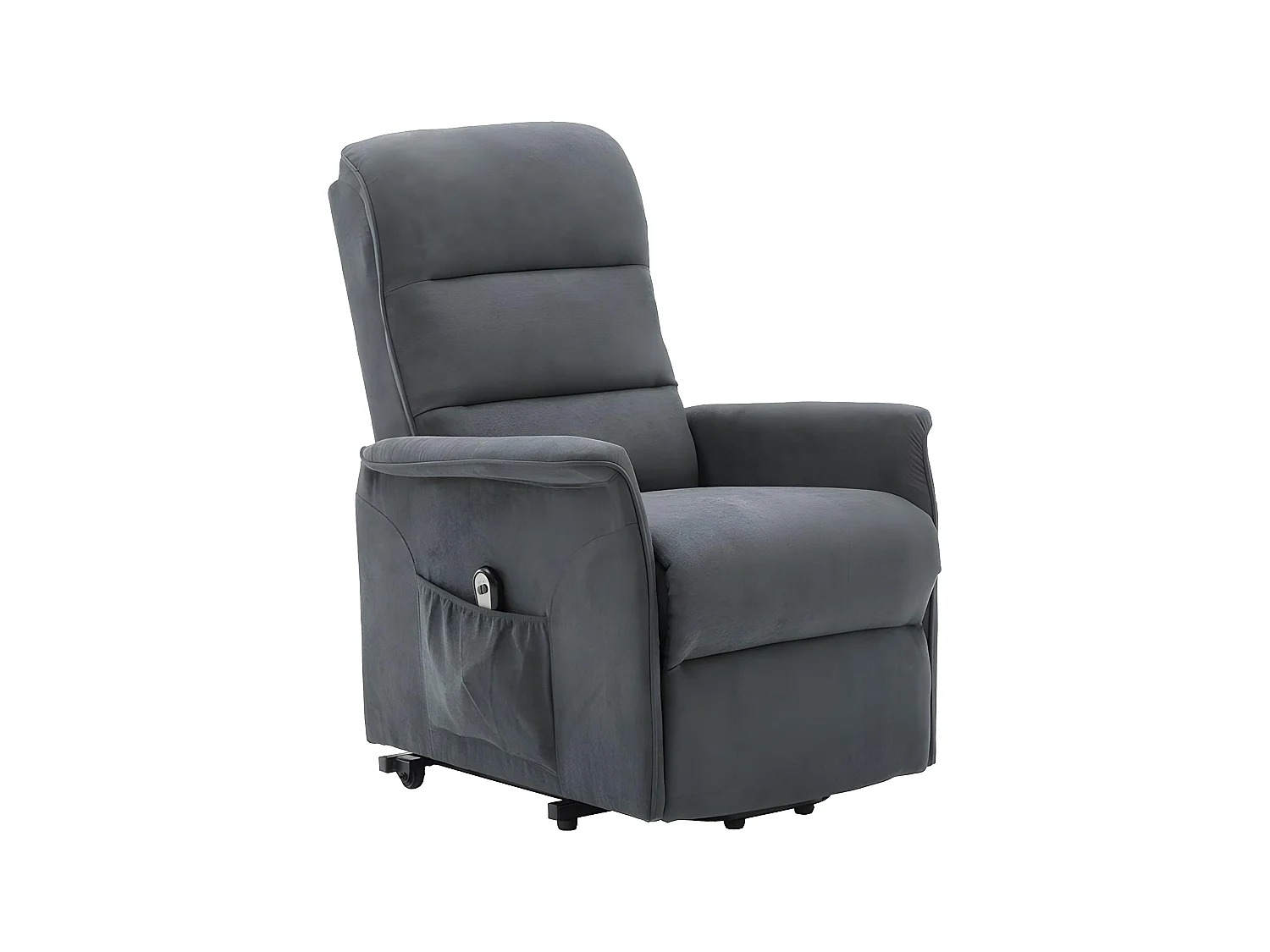 Relaxsessel Fernsehsessel elektrisch - Stoff - Anthrazit - CAPUCINE