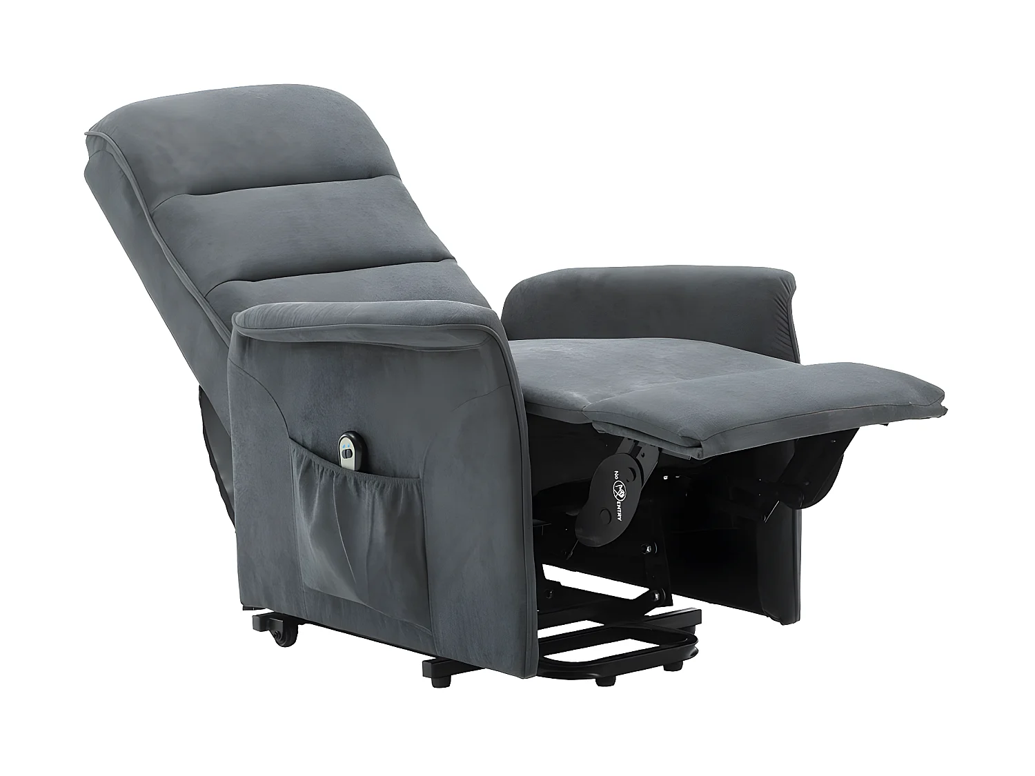 Relaxsessel Fernsehsessel elektrisch - Stoff - Anthrazit - CAPUCINE