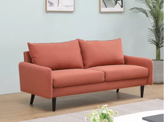 Kauf Unique Sofa 3-Sitzer - Stoff - Terracotta - HALIA