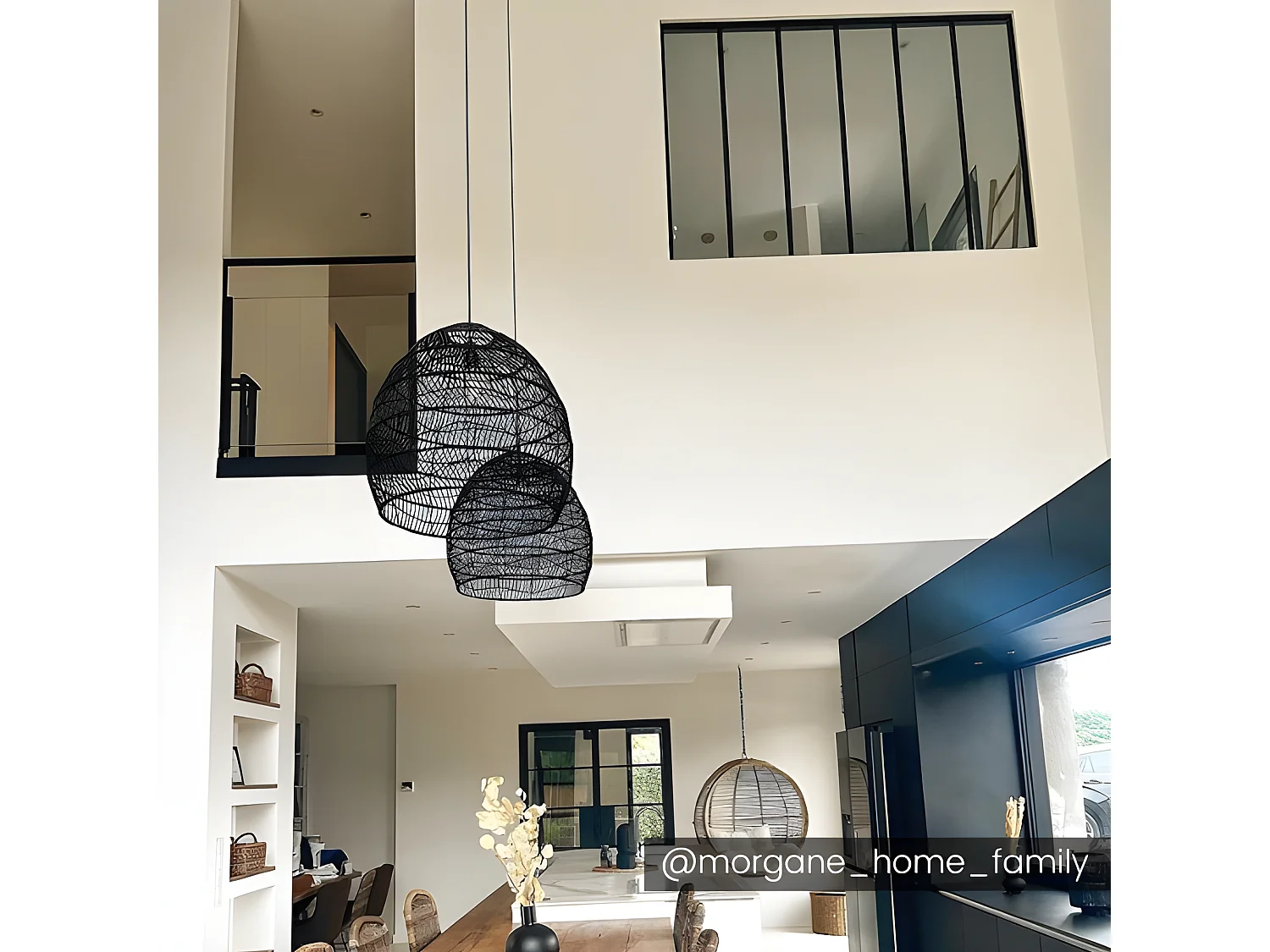 Verrière atelier en aluminium thermolaqué - 180x130 cm - Noir - BAYVIEW