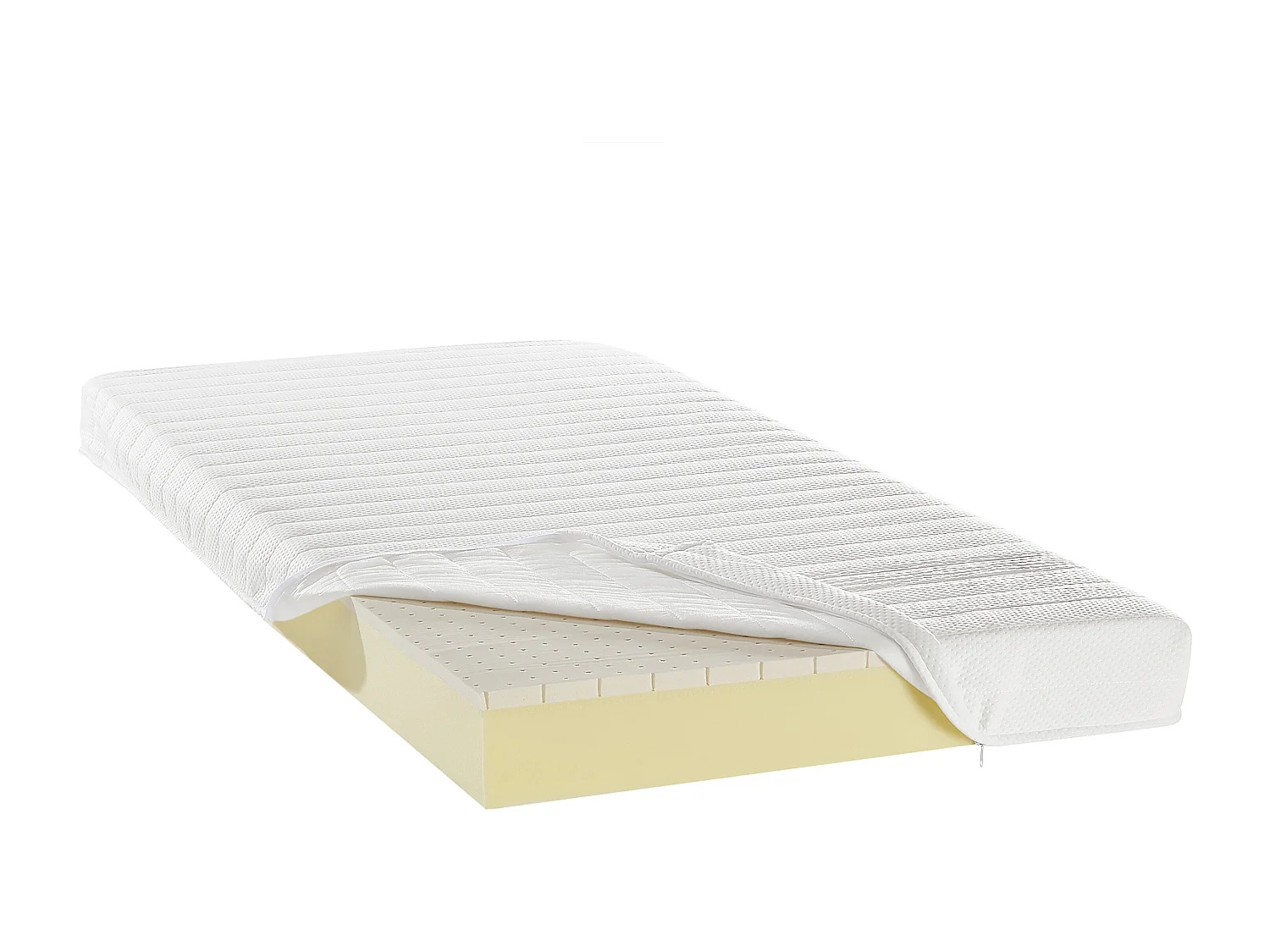 Latexmatratze - 1 Zone - Härtegrad 2 - 70 x 190 cm - Stärke 14 cm - ELECTRE von DREAMEA