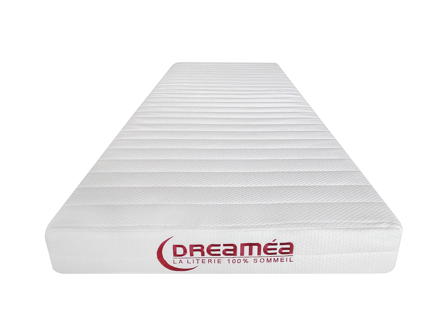 Conjunto de colchón Confort Luxe ORTHOMEMORY de DREAMEA + Base tapizada - 90x200 cm