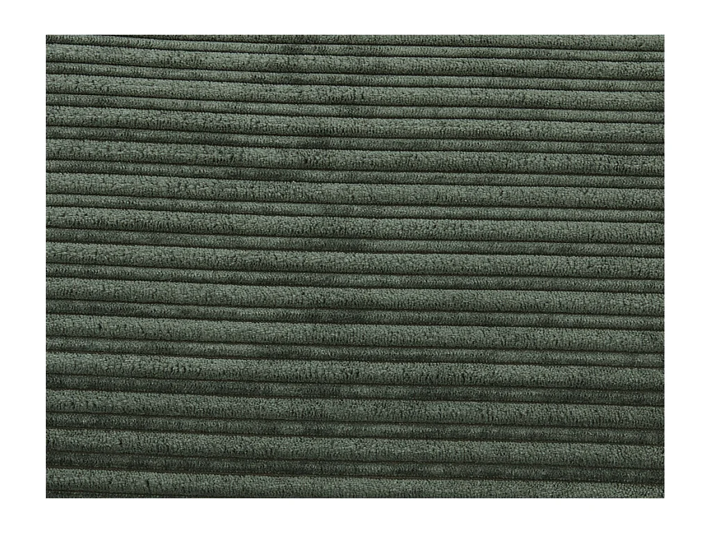 Sillón cama de terciopelo de canalé PALULA - Verde oscuro