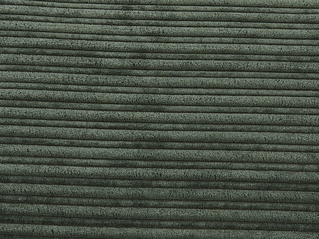 Fauteuil convertible en velours côtelé PALULA - Vert foncé