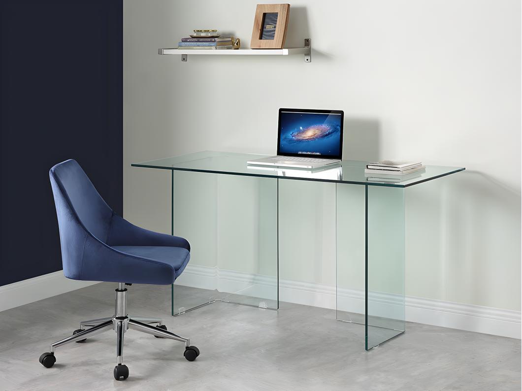 Bureau CLARISSA - Gehard glas - Doorzichtig