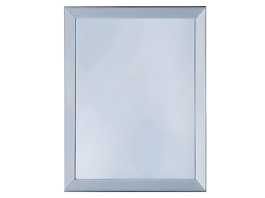 Espejo DARCY - madera de eucalipto - 60 x 80 cm - Plateado