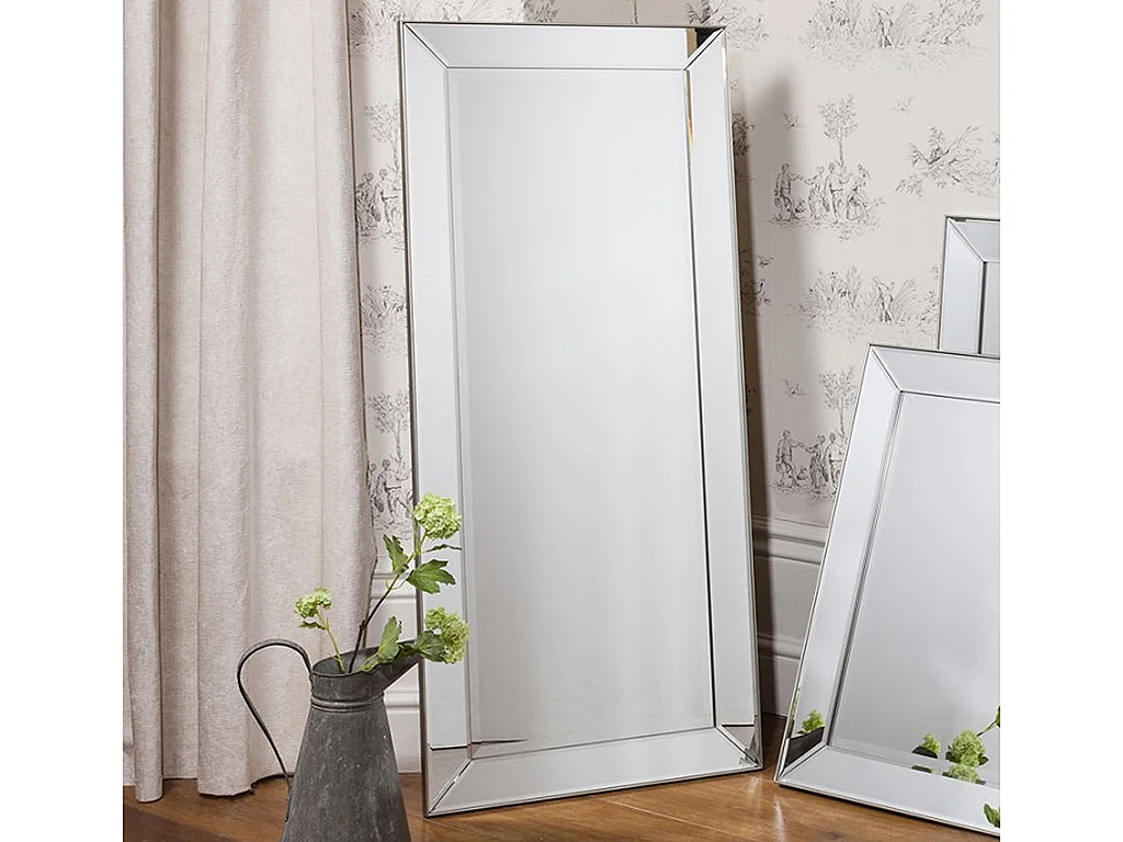 Miroir en bois d'eucalyptus - L. 50 x H. 170 cm  - DARCY