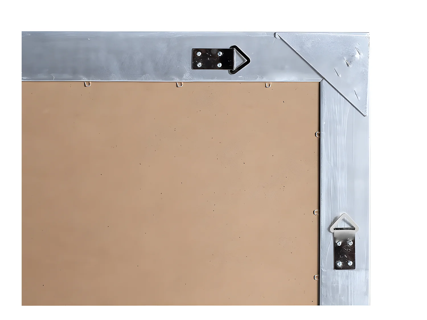 Specchio grande con modanature - 80 x 190 cm - Legno di eucalipto Argentato - ELVIRE