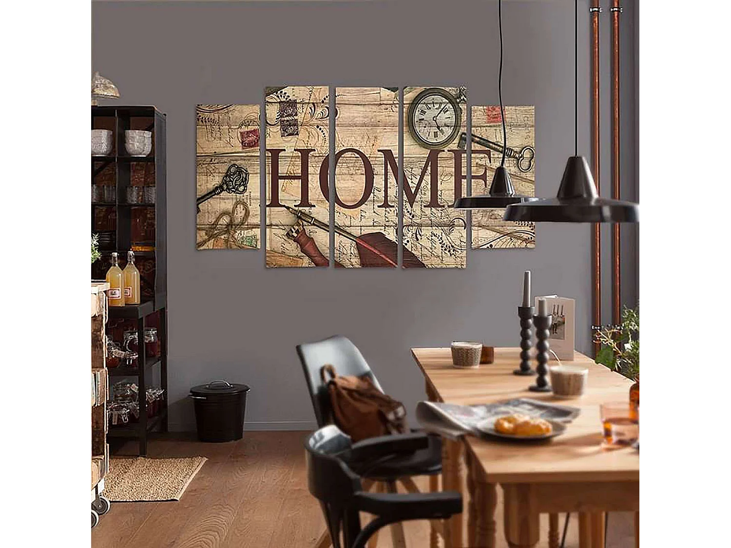 Tableau maison millénaire - 100 x 70 cm