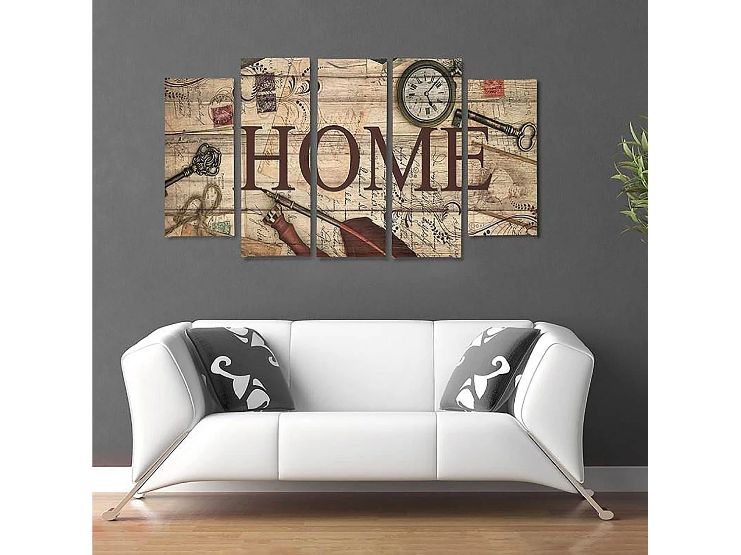 Tableau maison millénaire - 100 x 70 cm