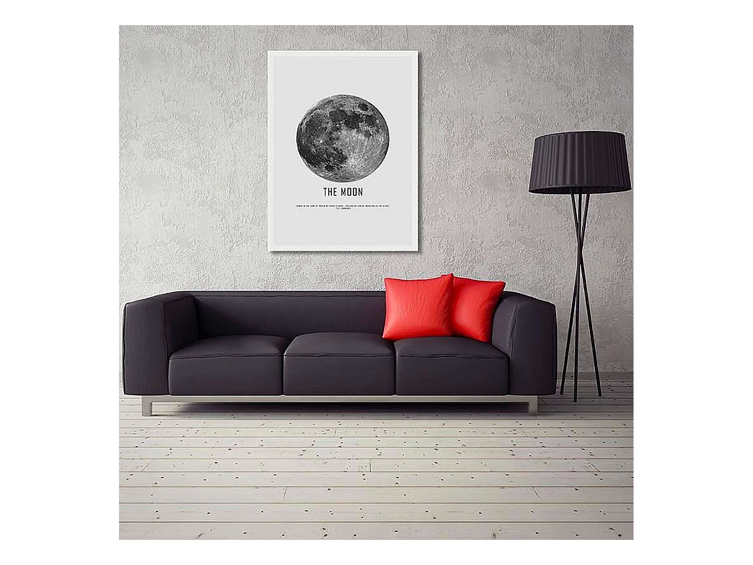 Tableau la lune - 50 x 70 cm