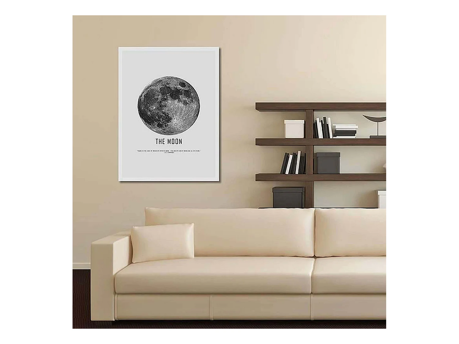 Tableau la lune - 50 x 70 cm