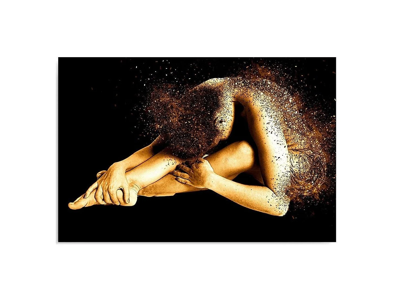 Tableau femme d'or 2 - 40 x 60 cm