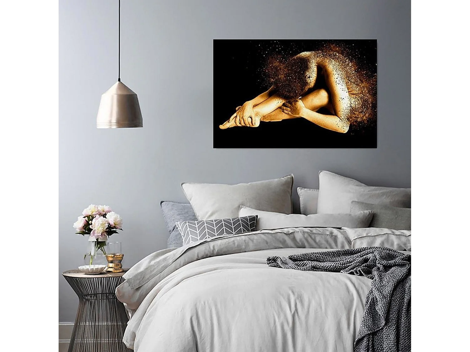 Tableau femme d'or 2 - 40 x 60 cm
