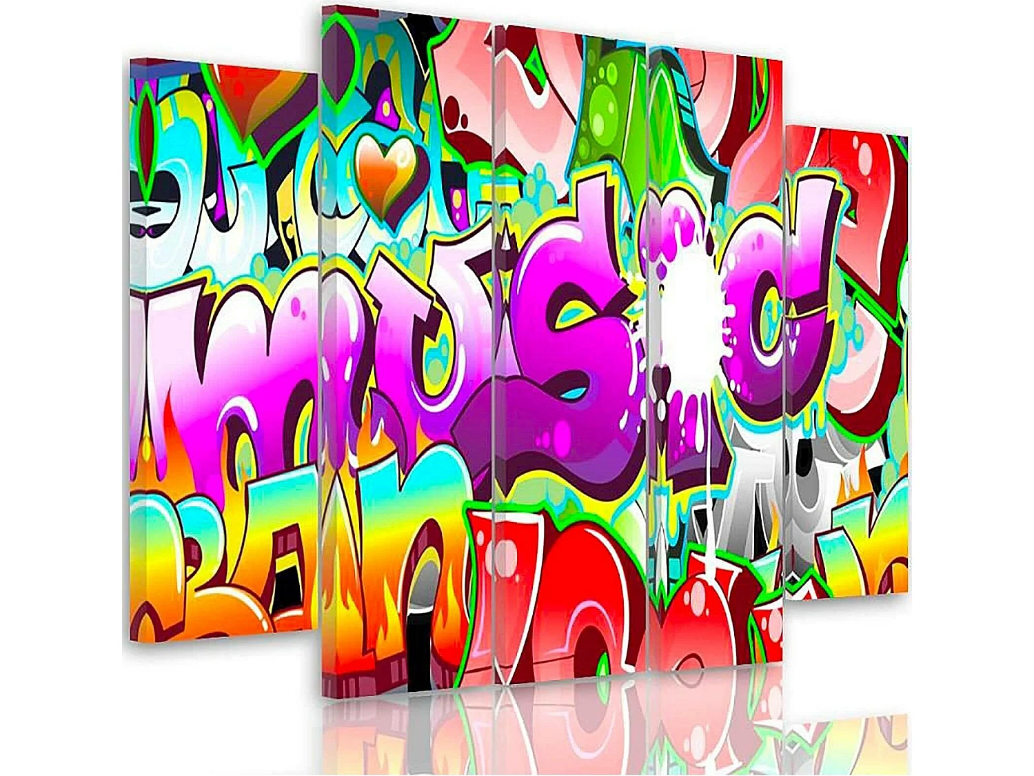 Tableau abstraction 2 - 300 x 140 cm