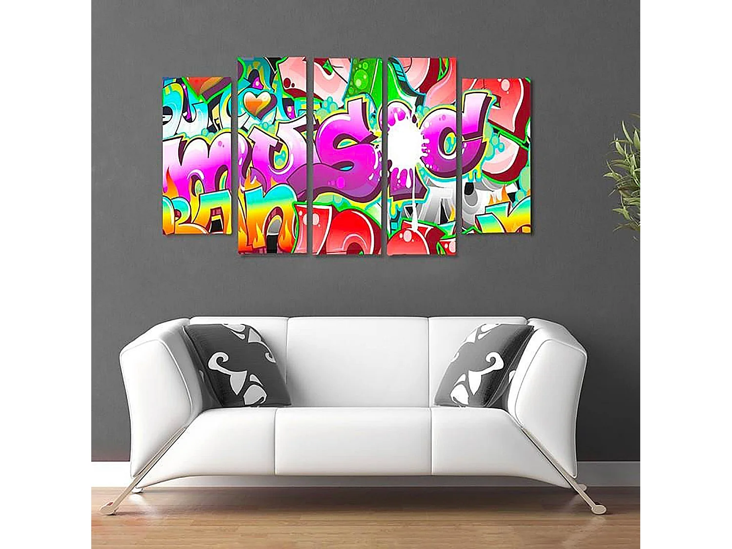 Tableau abstraction 2 - 300 x 140 cm