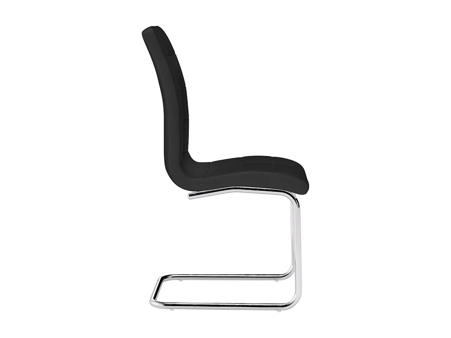 Lot de 6 chaises NADYA - Simili - Noir