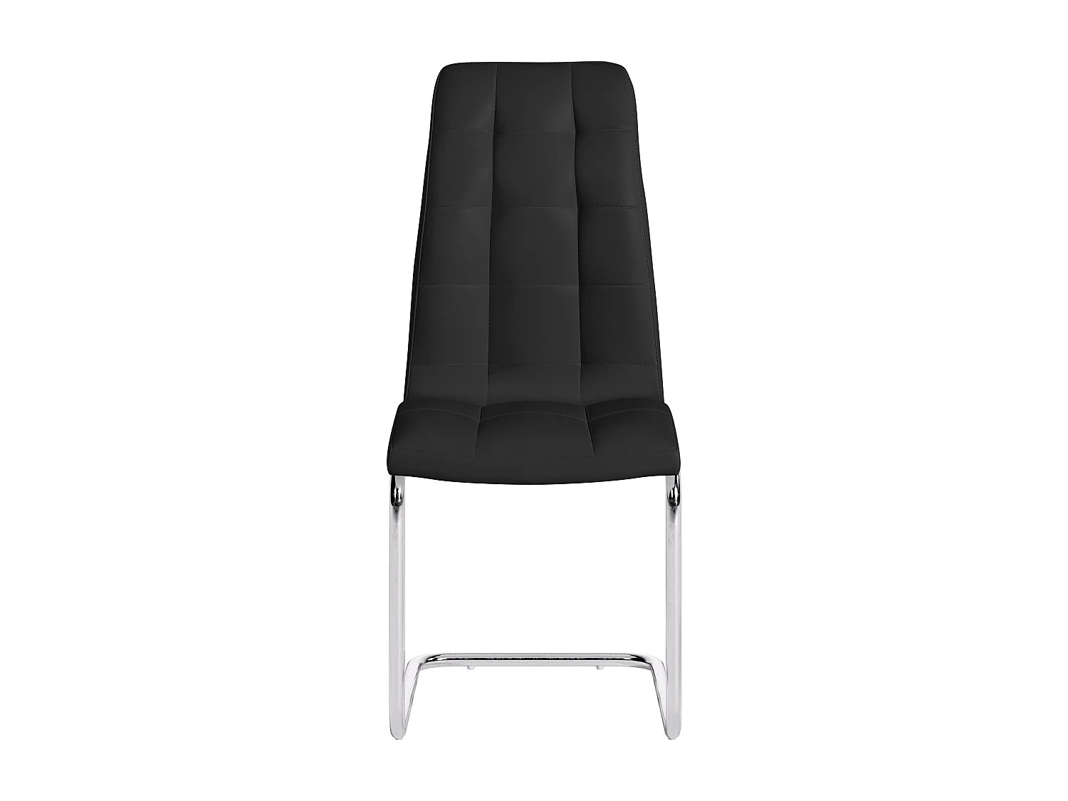 Lot de 6 chaises NADYA - Simili - Noir