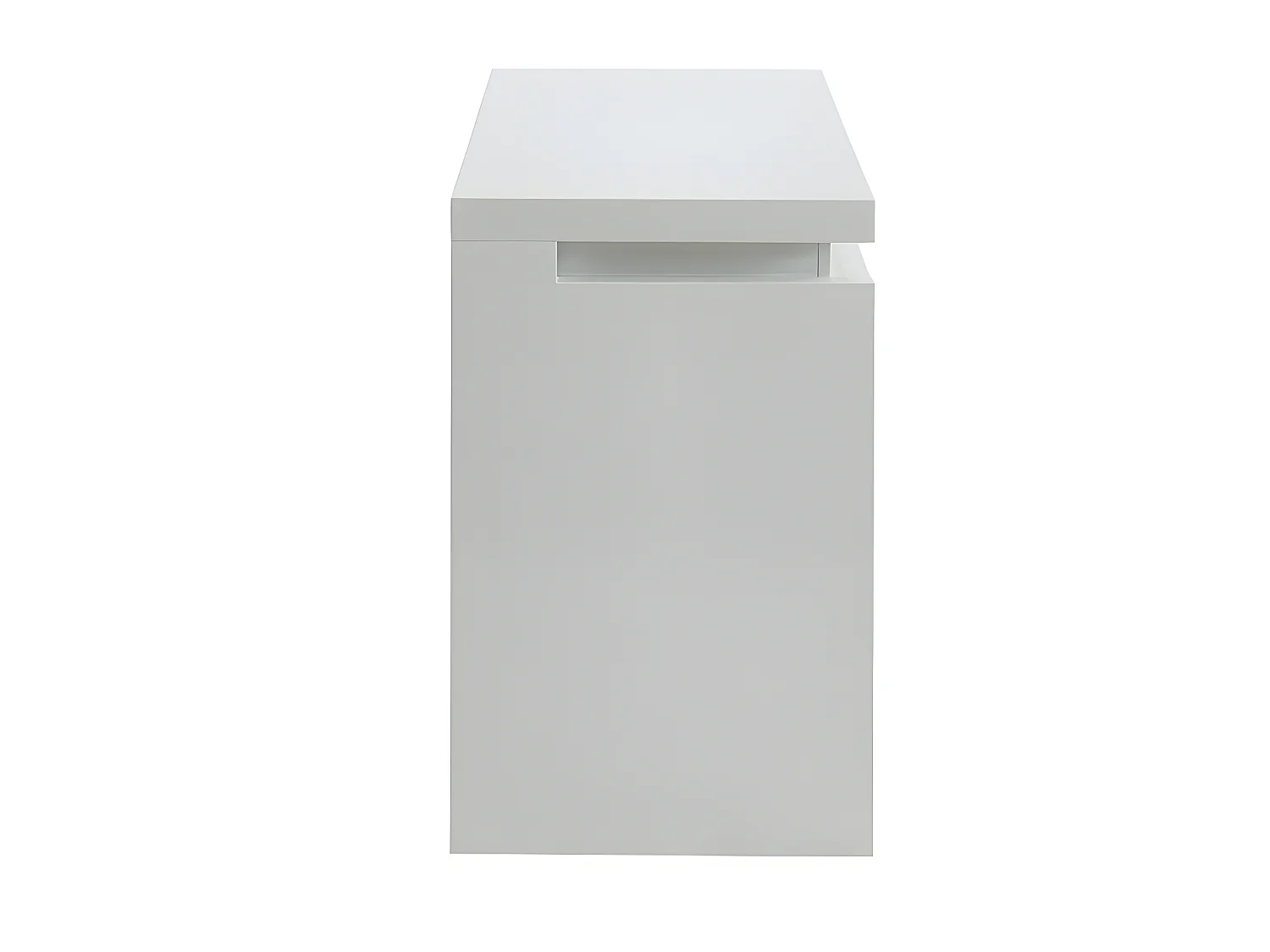 Scrivania - 3 cassetti - LED - MDF laccato bianco - EMERSON