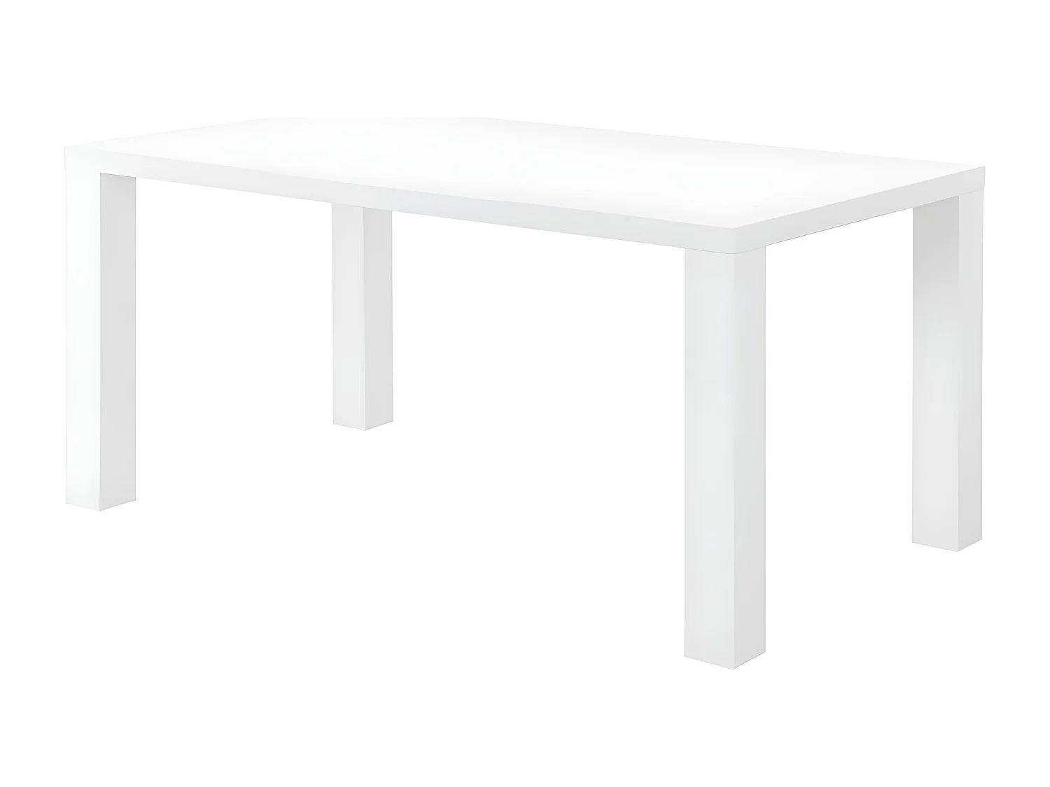 Tavolo da pranzo 6 coperti MDF laccato Bianco - MONICA