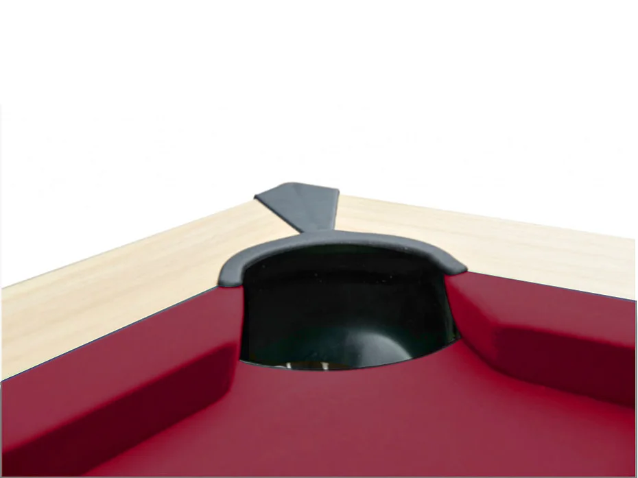 Modulaire tafel - Biljart en pingpong BALTHAZAR - 213 x 112 x 81,5 cm - Rood